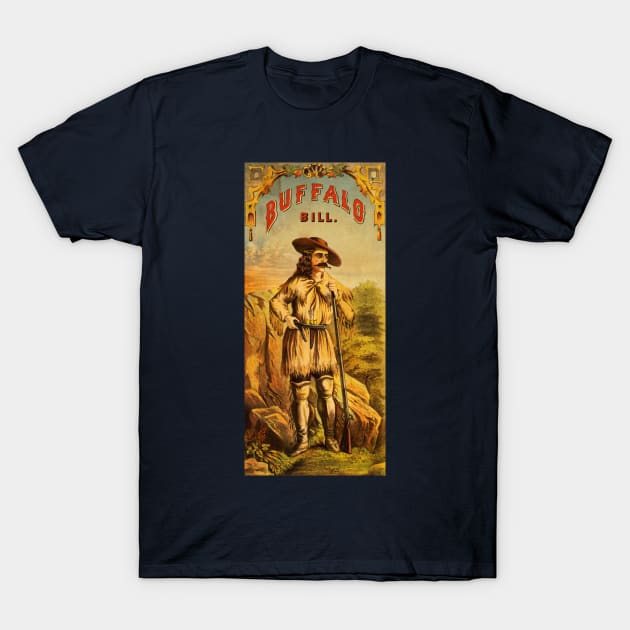 Wild West Buffalo Bill American History Performer in Buckskin T-Shirt by ScienceSource